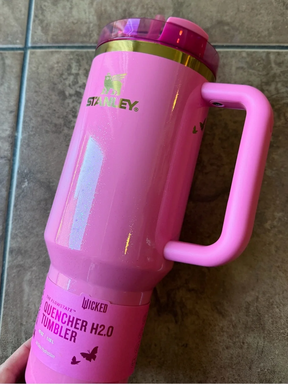 Glinda pink Stanley 40oz - Picture 4 of 14